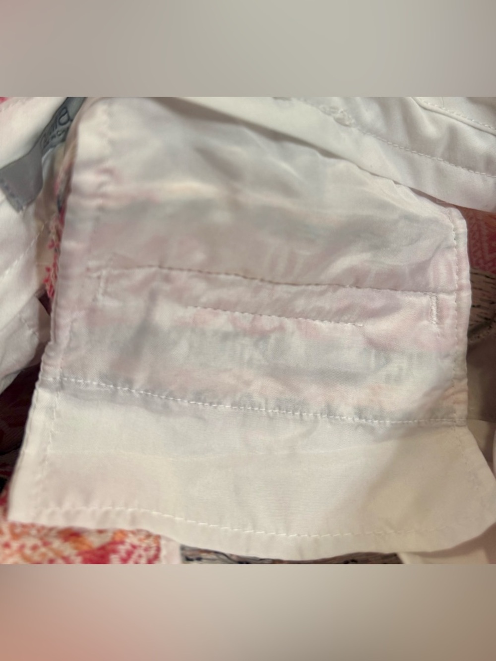 Boho Paisley High-Waist Shorts | Pink & Cream Printed Linen-Blend Bottoms | Sz 8 - Picture 9 of 15